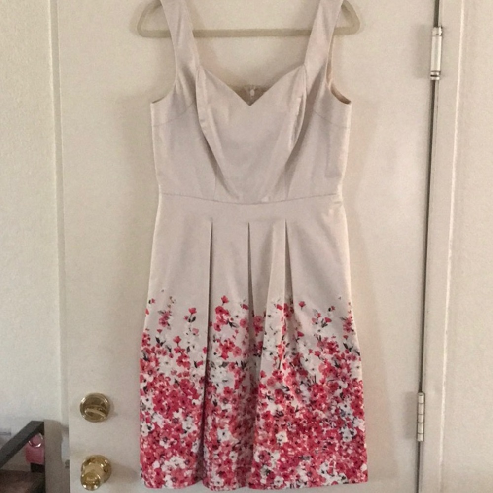White House Black Mkt fit and flare dress